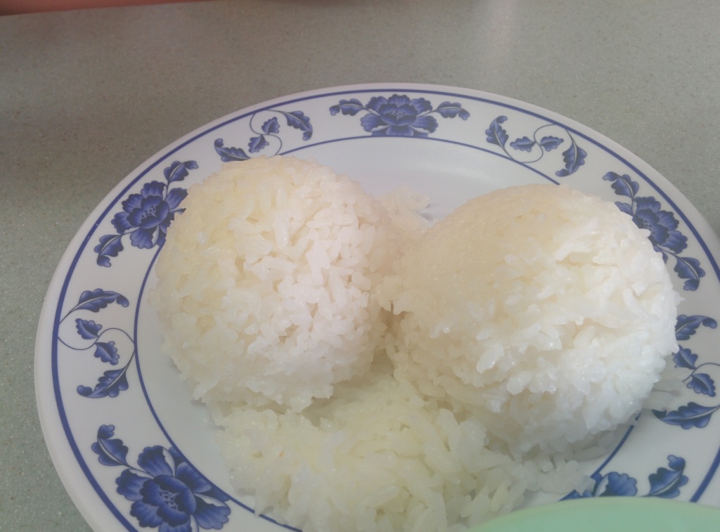 2 scoops of rice 